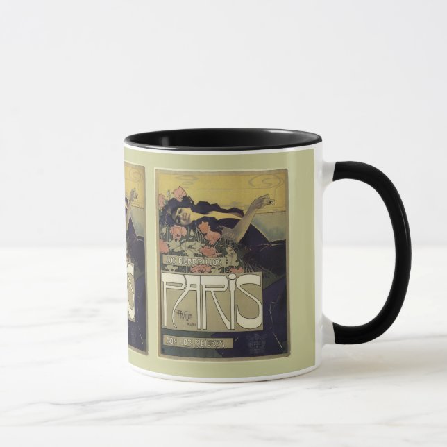 Art Nouveau ~ Aleardo Villa ~ Paris Mug (Right)