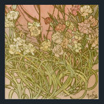 Art Nouveau Alfonse Mucha Floral carnation flowers<br><div class="desc">Classic Alfonse Mucha - This floral pattern is a fragment of Alfonse Mucha Nelke Carnation,  a painting pattern from art nouveau artist Alfonse Mucha. It shows a lovely swirling pattern of a garden of carnations.</div>