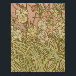Art Nouveau Alfonse Mucha Floral carnation flowers Faux Canvas Print<br><div class="desc">Classic Alfonse Mucha - This floral pattern is a fragment of Alfonse Mucha Nelke Carnation,  a painting pattern from art nouveau artist Alfonse Mucha. It shows a lovely swirling pattern of a garden of carnations.</div>