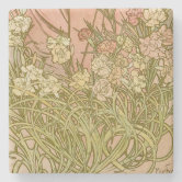 コースター Watercolor Pink Flowers Pattern-69677 Stone Coaster | Zazzle
