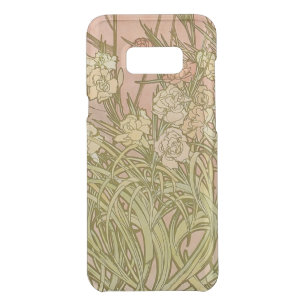 Art Nouveau Alfonse Mucha Floral carnation flowers Uncommon Samsung Galaxy S8+ Case