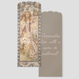 Art nouveau Alphonse Mucha Joan of Arc Bookmarks