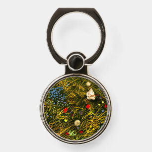 Art Nouveau Alpine Meadow Phone Ring Stand