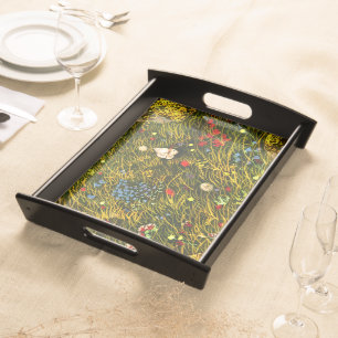 Art Nouveau Alpine Meadow  Serving Tray