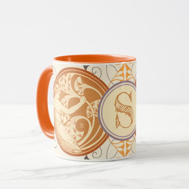 Art Nouveau Angels #9 Mug (Front Left)