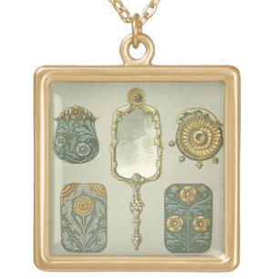 Art nouveau Anto Seder dressing table Gold Plated Necklace