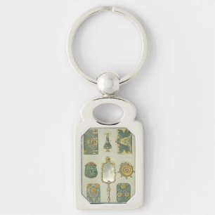 Art nouveau Anton Seder dressing table beauty Keychain