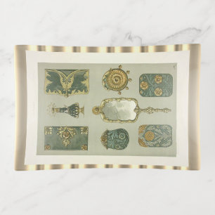 Art nouveau Anton Seder dressing table Trinket Tray