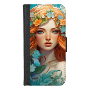 Art Nouveau Aos sí Fairy iPhone 8/7 Wallet Case