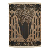 Art nouveau,art deco,Black,bronse,elegant,chic,pat Lamp Shade (Back)