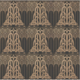 Art nouveau,art deco,Black,bronse,elegant,chic,pat Sticker