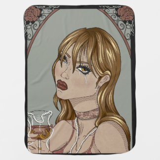 Art Nouveau Baby Blanket