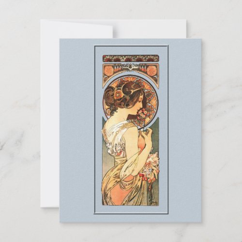 Art Nouveau Beautiful Bride Shower Invitation