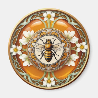 Art Nouveau Bee Magnet