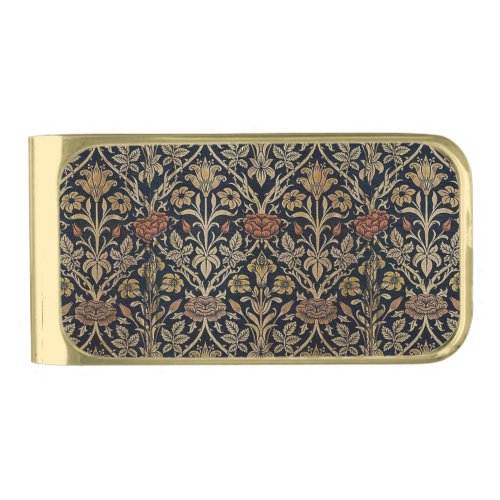 Art nouveauBelle epoque pattern vintagechicWil Gold Finish Money Clip