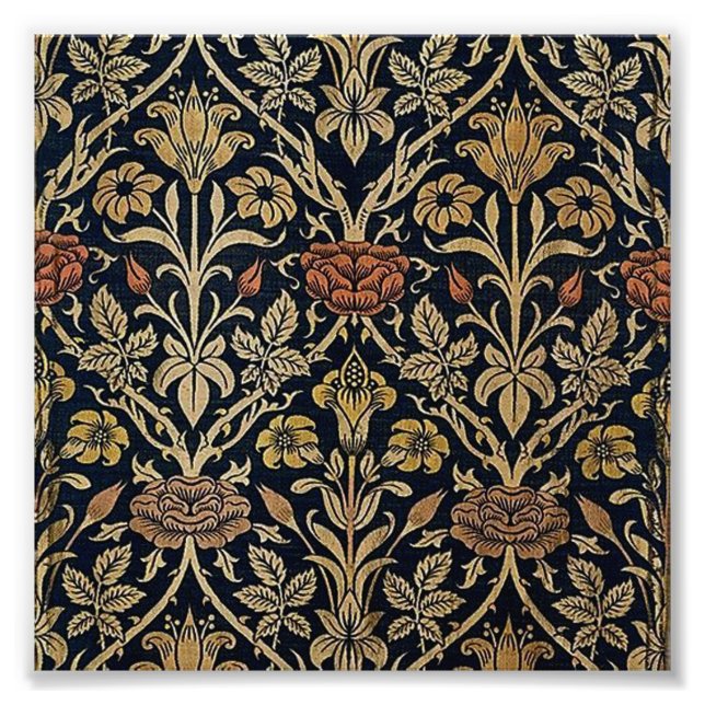 Art nouveau,Belle epoque pattern, vintage,chic,Wil Photo Print (Front)