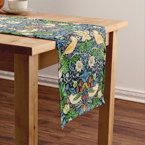 Art Nouveau Bird and Flower Tapestry Pattern Short Table Runner