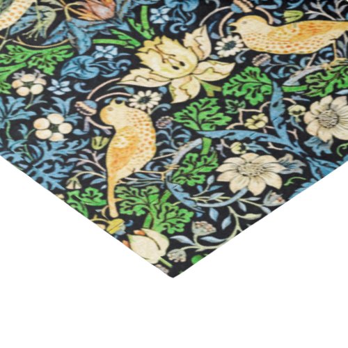 Art Nouveau Bird and Flower Tapestry Pattern Tissue Paper