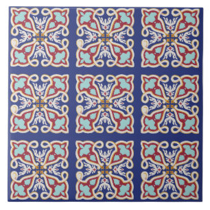 Art Nouveau Bird Ceramic Decorative Tile