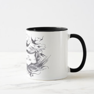 Art Nouveau Birds Mug