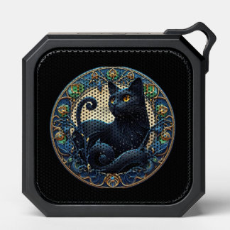 Art Nouveau Black Cat Bluetooth Speaker