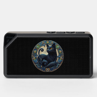 Art Nouveau Black Cat Bluetooth Speaker