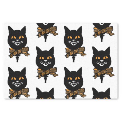 ART NOUVEAU BLACK CAT Tissue Paper