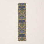 Art Nouveau Blue Lily 1902 Scarf<br><div class="desc">Celebrate your love of books with this decorative art nouveau design adapted from an antiquarian 1902 book cover. Featuring an art nouveau blue lily flower and stylized gilt leaf pattern set off against a dark blue background and deep forest green accents. For book lovers, readers, writers, bibliophiles, bibliomaniacs, book collectors,...</div>