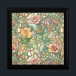 Art Nouveau blush pink soft roses Gift Box<br><div class="desc">Art Nouveau blush pink soft roses gift box.</div>