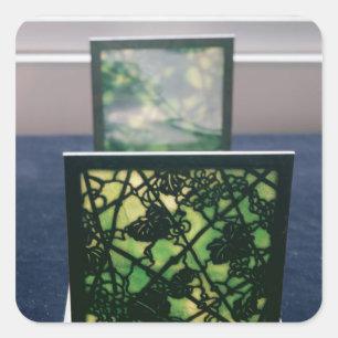 Art Nouveau bookends, Tiffany Studios, c.1894 Square Sticker