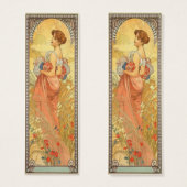 Art Nouveau Bookmark (Front & Back)