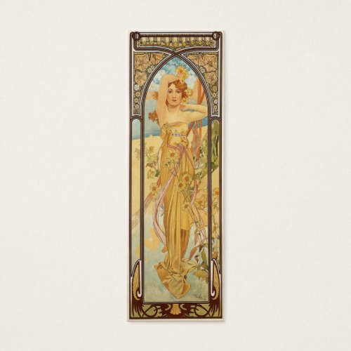 Art Nouveau Bookmark Business Cards