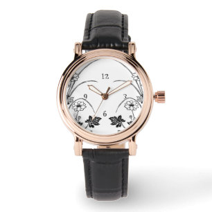 Art Nouveau Botanical Watch