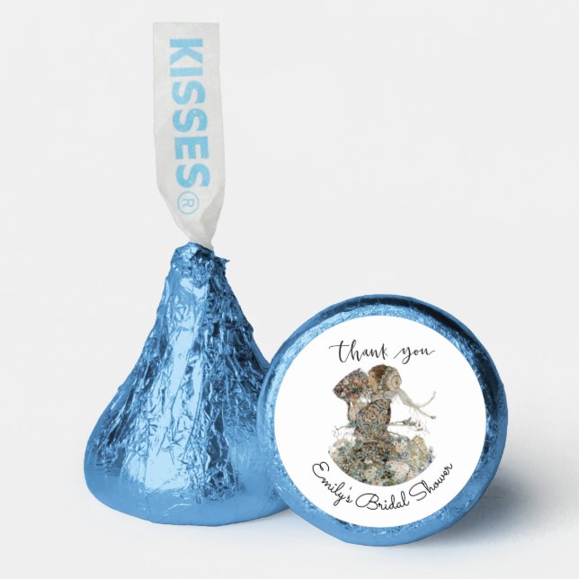 Art Nouveau Bridal Shower Hershey®'s Kisses® (Front)
