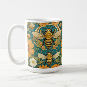 Art Nouveau Bumble Bee Mug