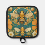 Art Nouveau Bumble Bee Pot Holder