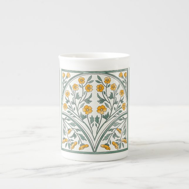 Art Nouveau Buttercup mug (Front)