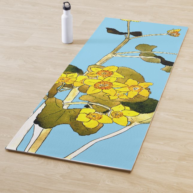 Art Nouveau Buttercups Yoga Mat (In Situ)