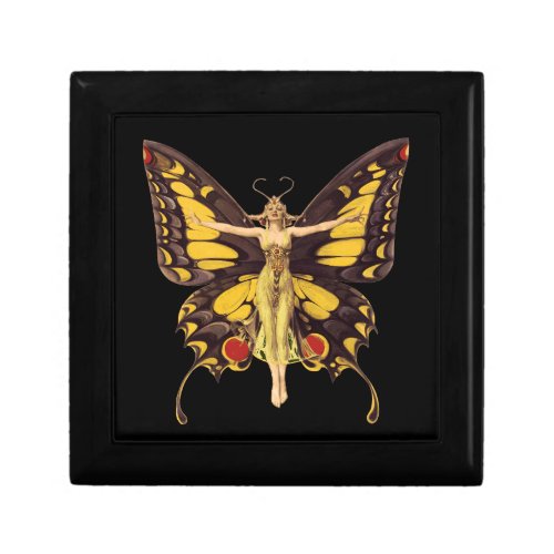 Art Nouveau Butterfly Fairy Gift Box