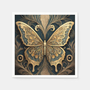 Art Nouveau Butterfly Napkins