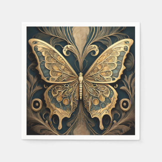Art Nouveau Butterfly Napkins