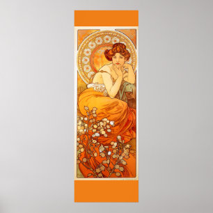 Art Nouveau by Alfons Mucha. Poster
