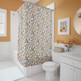 Art Nouveau California Poppies