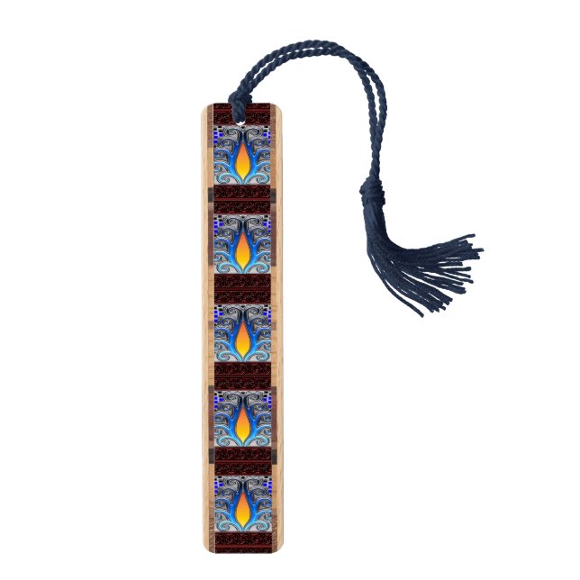 Art Nouveau Candle Bookmark (Front)