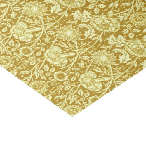 Art Nouveau Carnation Damask Mustard and Yellow  Tissue Paper