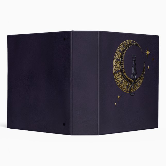 Art Nouveau Cat and Moon Binder (Background)