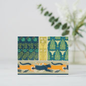 Art Nouveau Cats and Flowers (Standing Front)