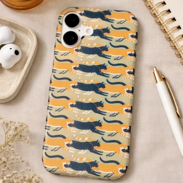 Art Nouveau Cats Case-Mate iPhone Case (Creator Uploaded)