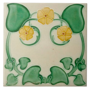 Art Nouveau Ceramic Fireplace Wall tile