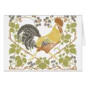 Art Nouveau Chickens (Front Horizontal)